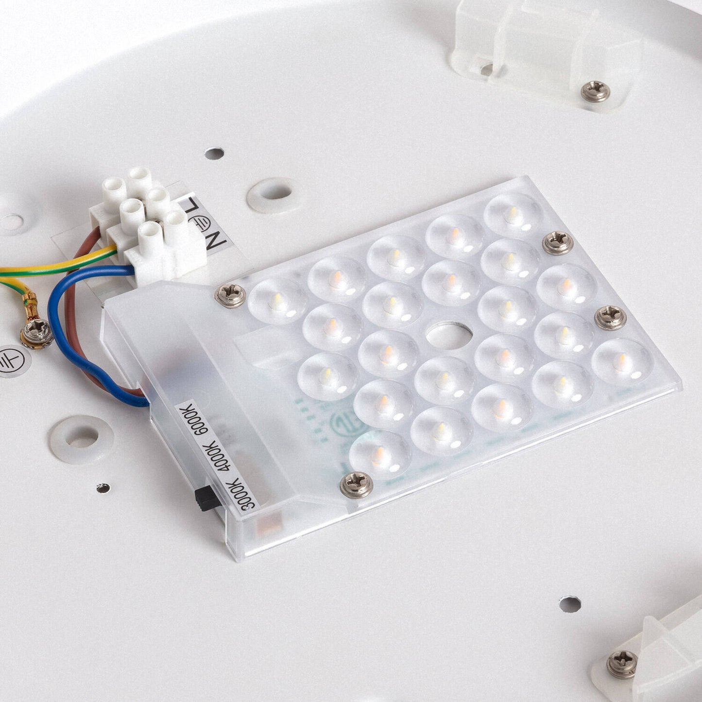 Plafón LED 10W Metal y Metacrilato CCT Seleccionable Camden S