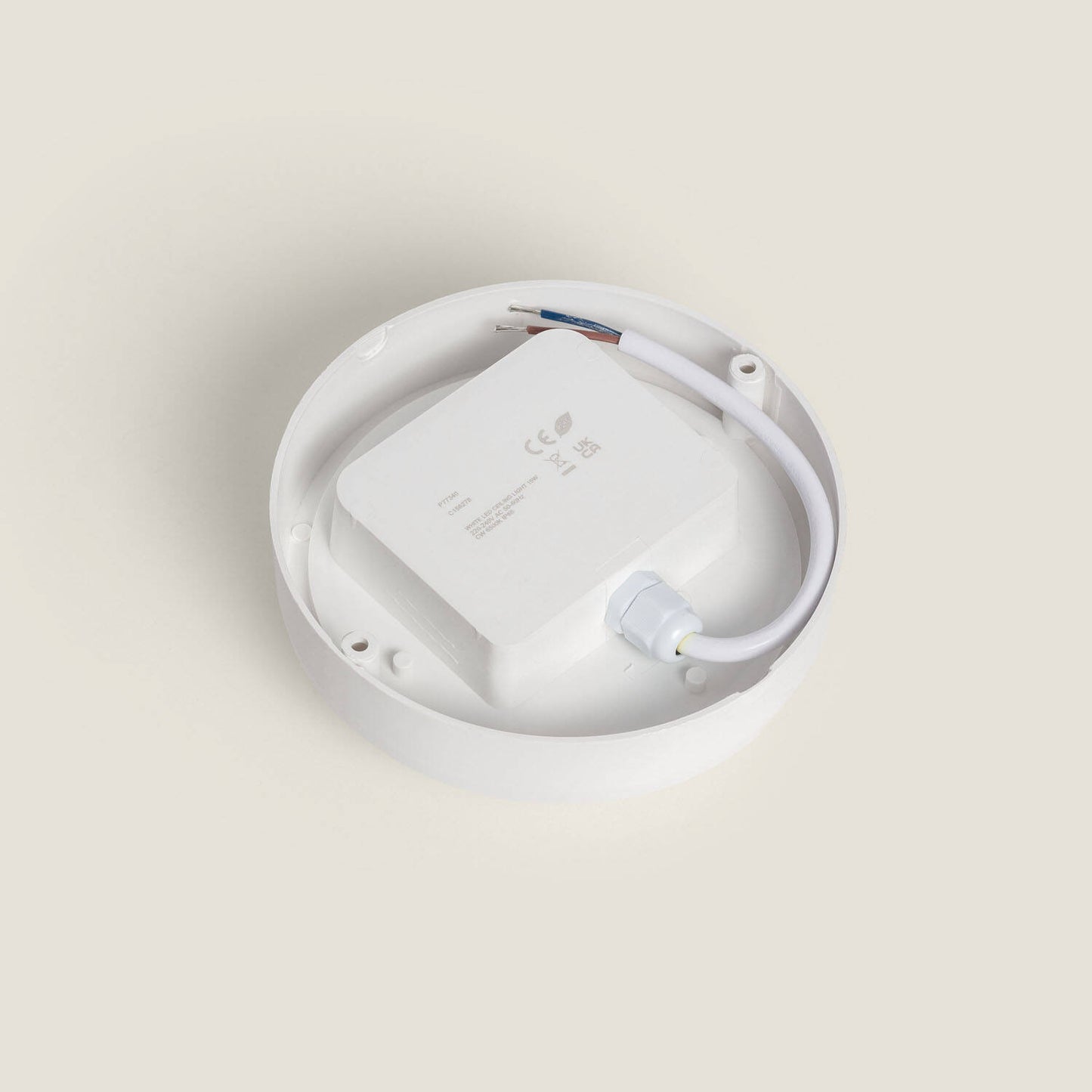 Plafón LED 15W Circular para Exterior Ø140 mm IP65 Hublot White