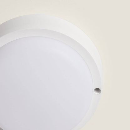 Plafón LED 15W Circular para Exterior Ø140 mm IP65 Hublot White