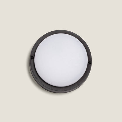 Plafón LED 15W Circular para Exterior Ø140 mm IP65 Hublot Black