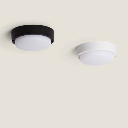 Plafón LED 15W Circular para Exterior Ø140 mm IP65 Hublot Black