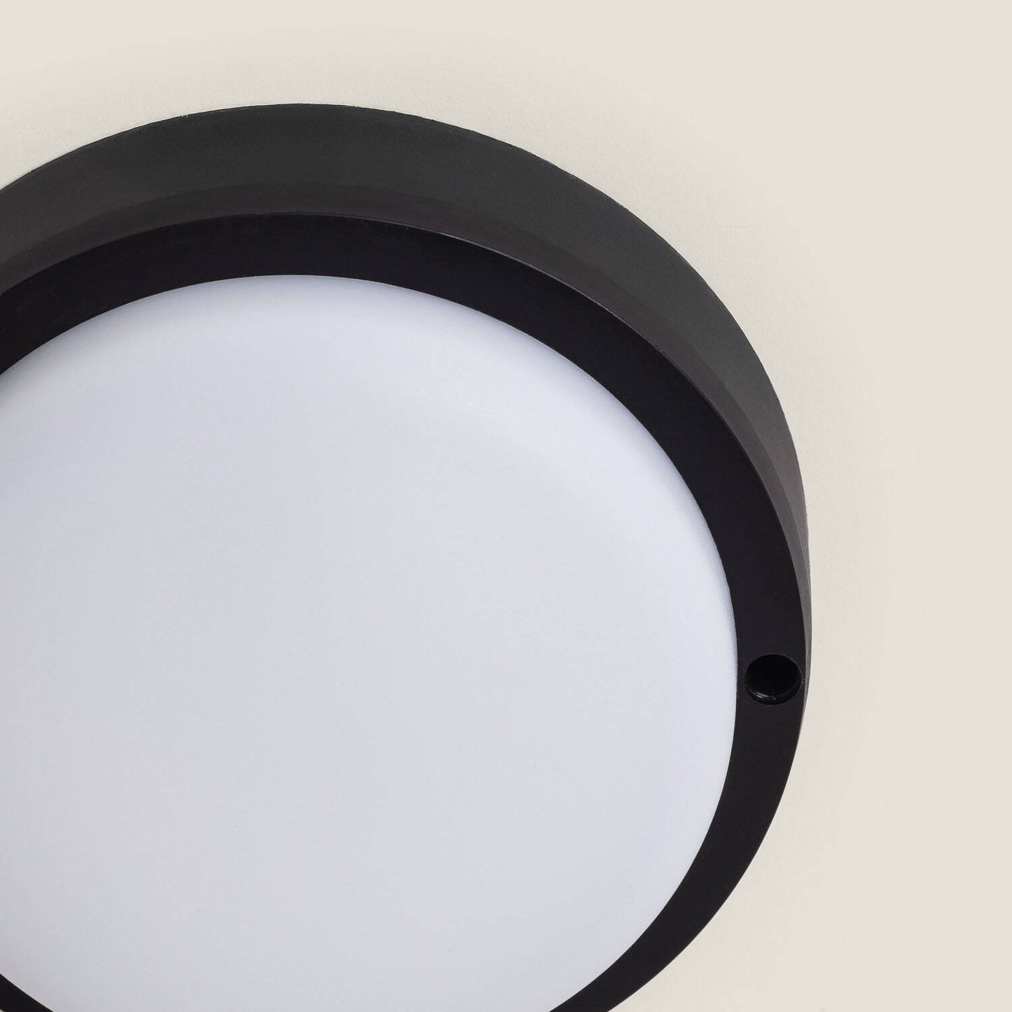 Plafón LED 15W Circular para Exterior Ø140 mm IP65 Hublot Black