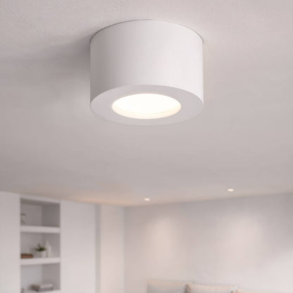 Plafón LED 8W Circular Aluminio Luz Indirecta Ø105 mm Tokkai