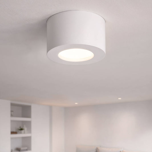 Plafón LED 8W Circular Aluminio Luz Indirecta Ø105 mm Tokkai
