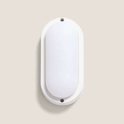 Plafón LED 15W Oval para Exterior 85x173 mm IP65 Hublot White