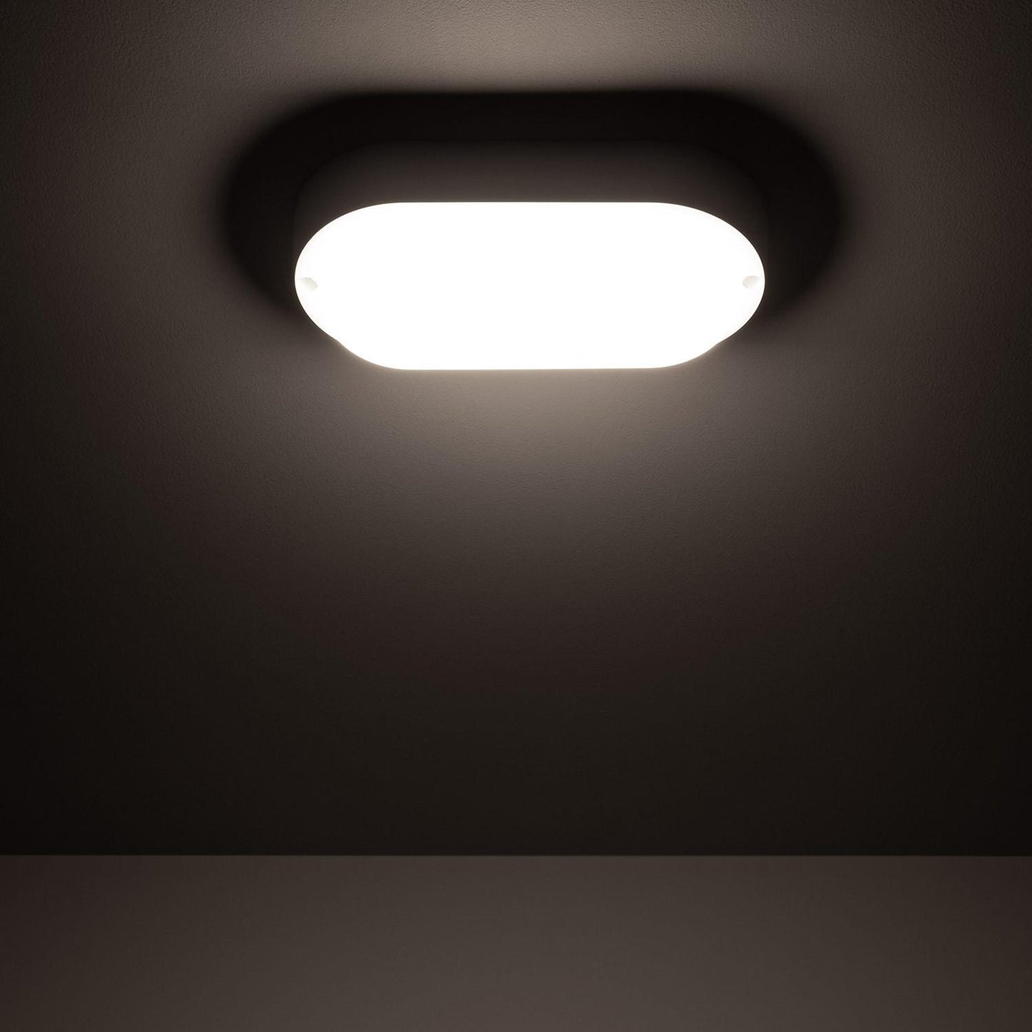 Plafón LED 15W Oval para Exterior 85x173 mm IP65 Hublot White
