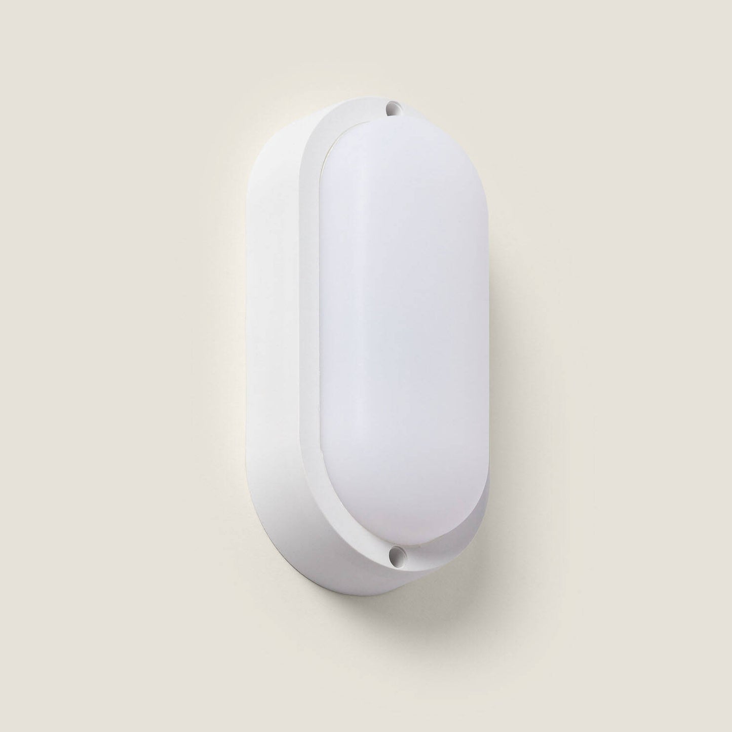 Plafón LED 15W Oval para Exterior 85x173 mm IP65 Hublot White