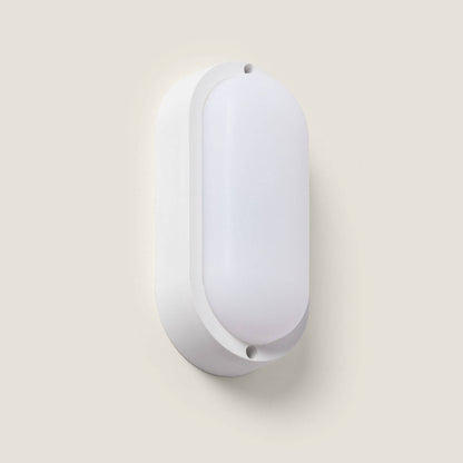 Plafón LED 15W Oval para Exterior 85x173 mm IP65 Hublot White