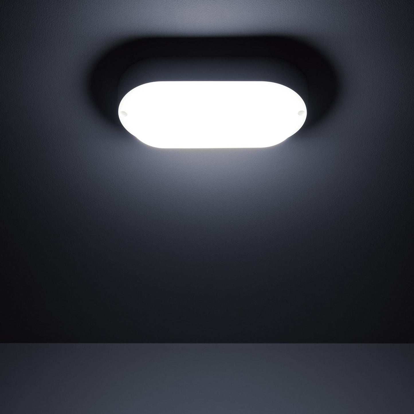 Plafón LED 15W Oval para Exterior 85x173 mm IP65 Hublot White