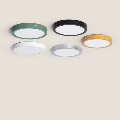 Plafón LED 18W Circular Aluminio Ø210 mm Slim CCT Seleccionable Galán SwitchDimm