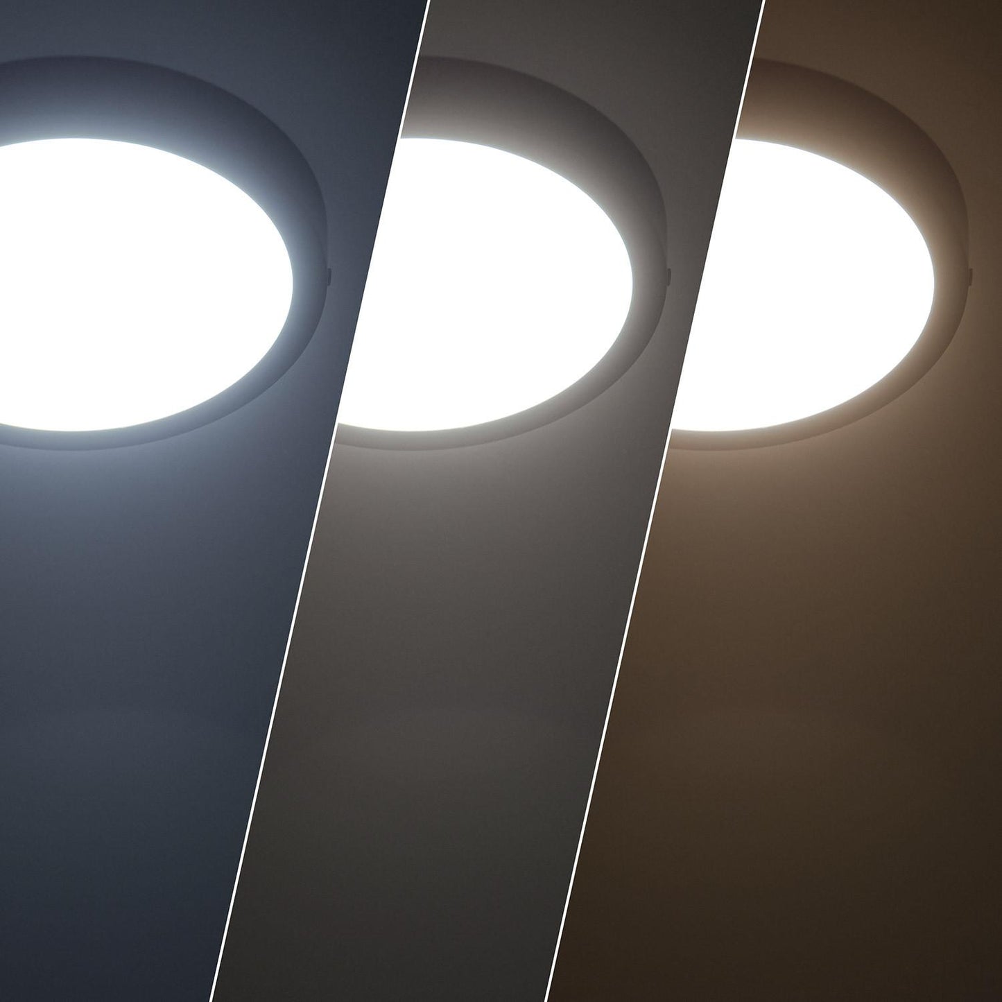 Plafón LED 18W Circular Aluminio Ø210 mm Slim CCT Seleccionable Galán SwitchDimm