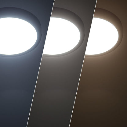 Plafón LED 18W Circular Aluminio Ø210 mm Slim CCT Seleccionable Galán SwitchDimm