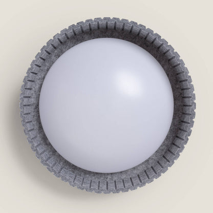 Plafón LED Acústico 18W Circular Fieltro Ø400 mm CCT Seleccionable Kaptyn