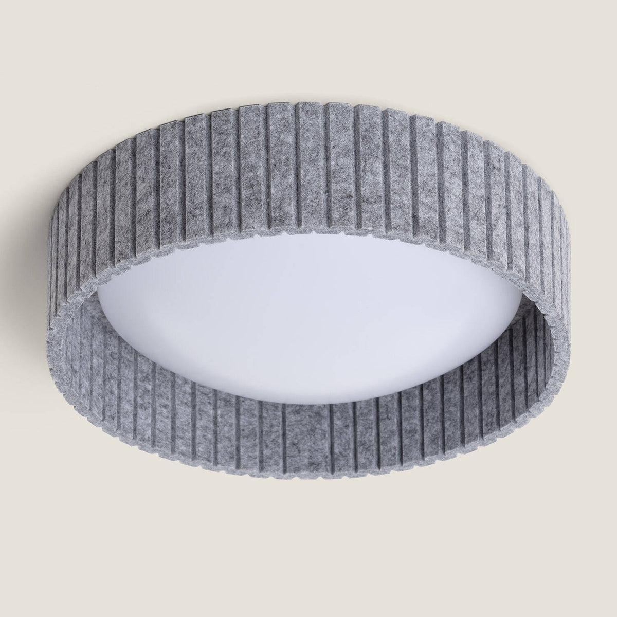Plafón LED Acústico 18W Circular Fieltro Ø400 mm CCT Seleccionable Kaptyn