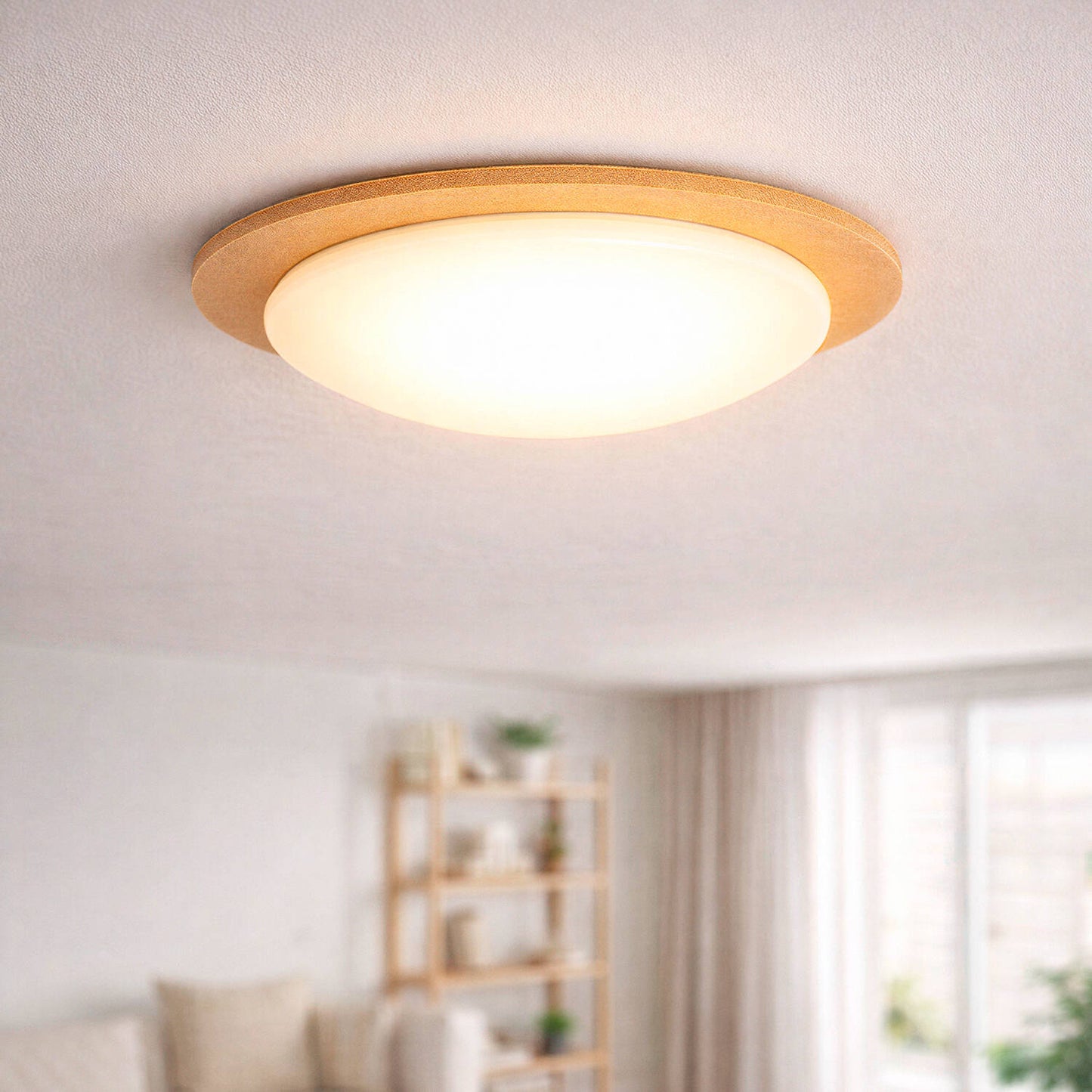 Plafón LED Acústico 18W Circular Fieltro Ø460 mm CCT Seleccionable Lezhan