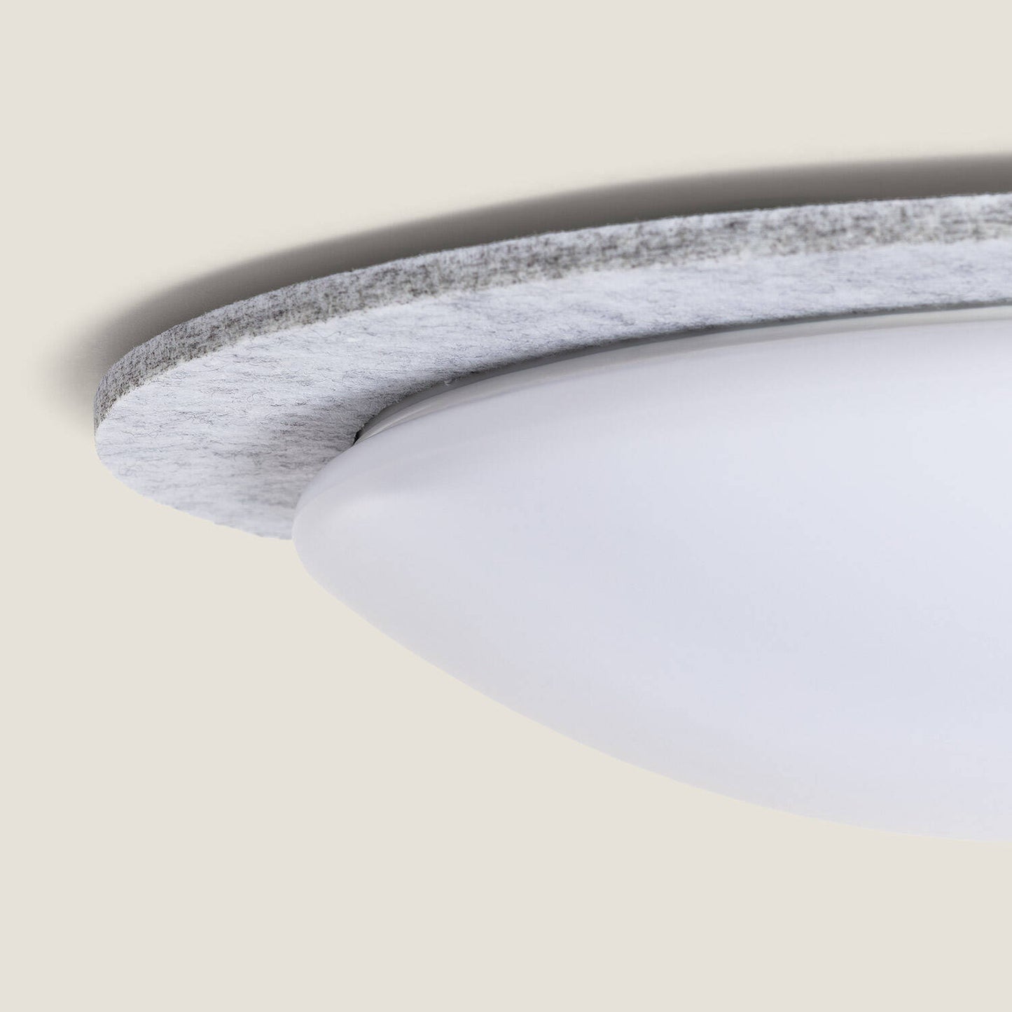 Plafón LED Acústico 18W Circular Fieltro Ø460 mm CCT Seleccionable Lezhan