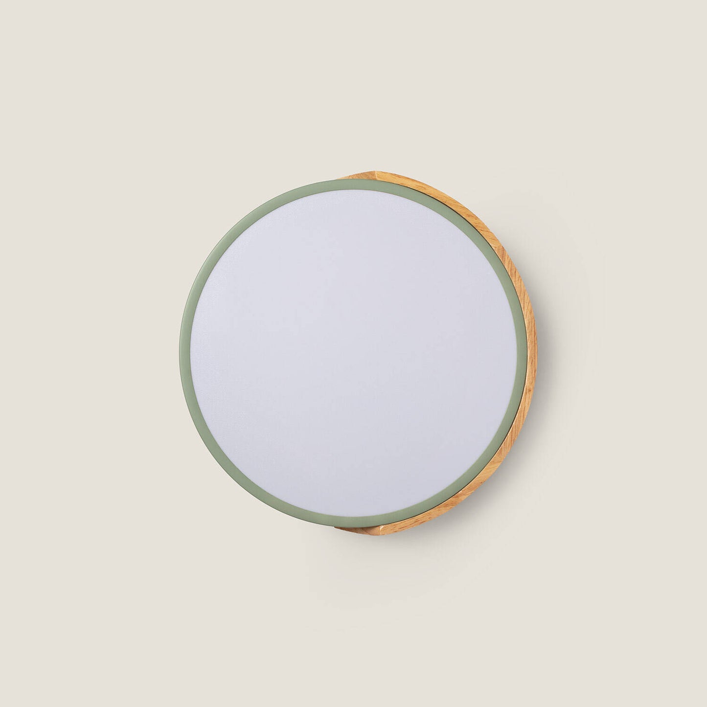 Plafón LED 18W Circular Madera y Aluminio Ø320 mm CCT Seleccionable Semi-Dari