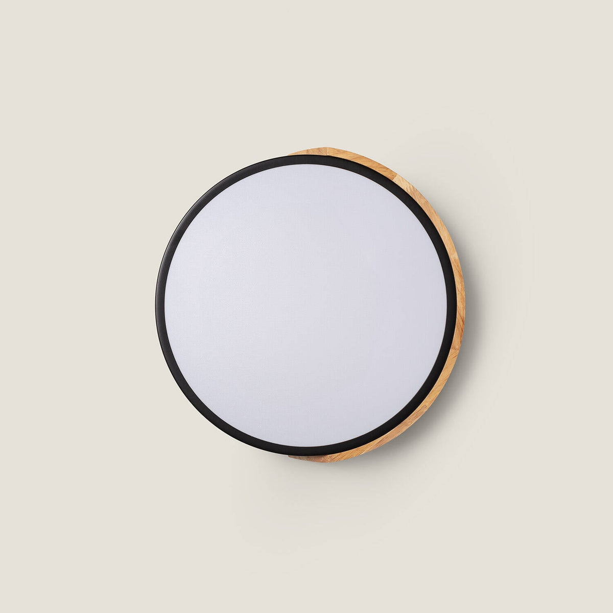 Plafón LED 18W Circular Madera y Aluminio Ø320 mm CCT Seleccionable Semi-Dari