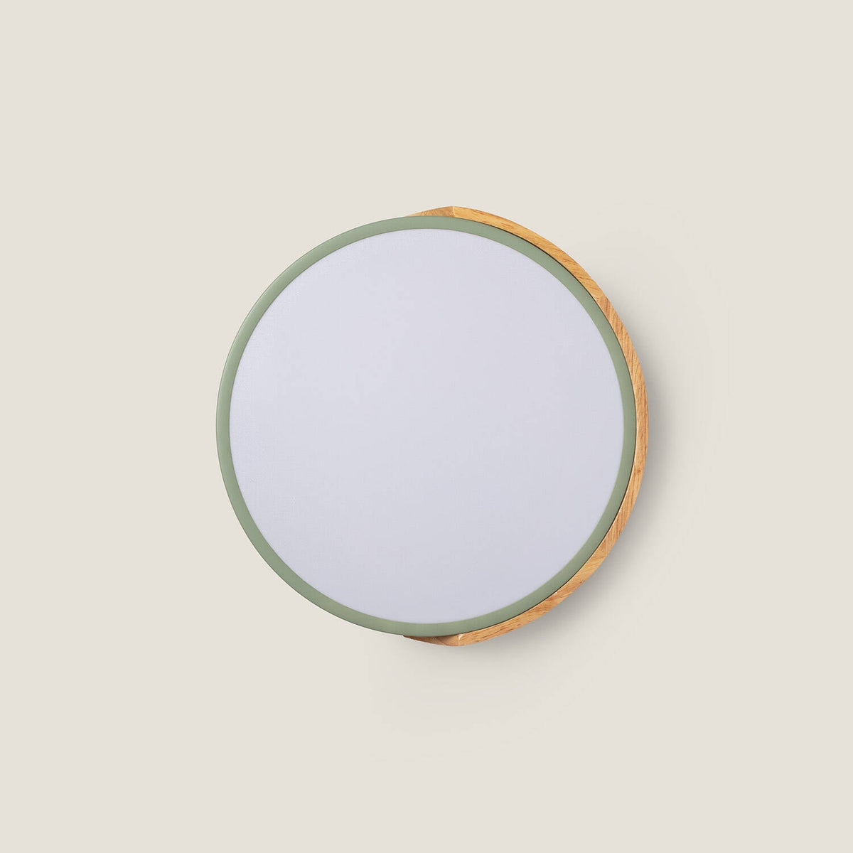Plafón LED 18W Circular Madera y Aluminio Ø320 mm CCT Seleccionable Semi-Dari