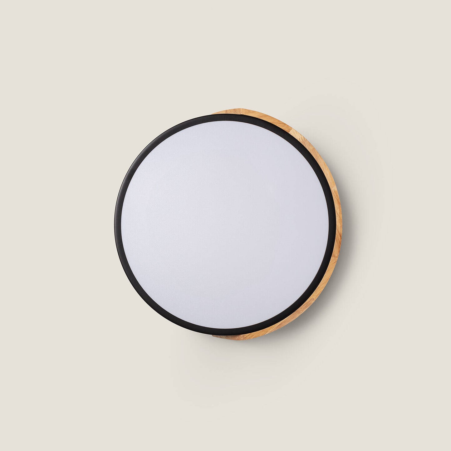 Plafón LED 18W Circular Madera y Aluminio Ø320 mm CCT Seleccionable Semi-Dari