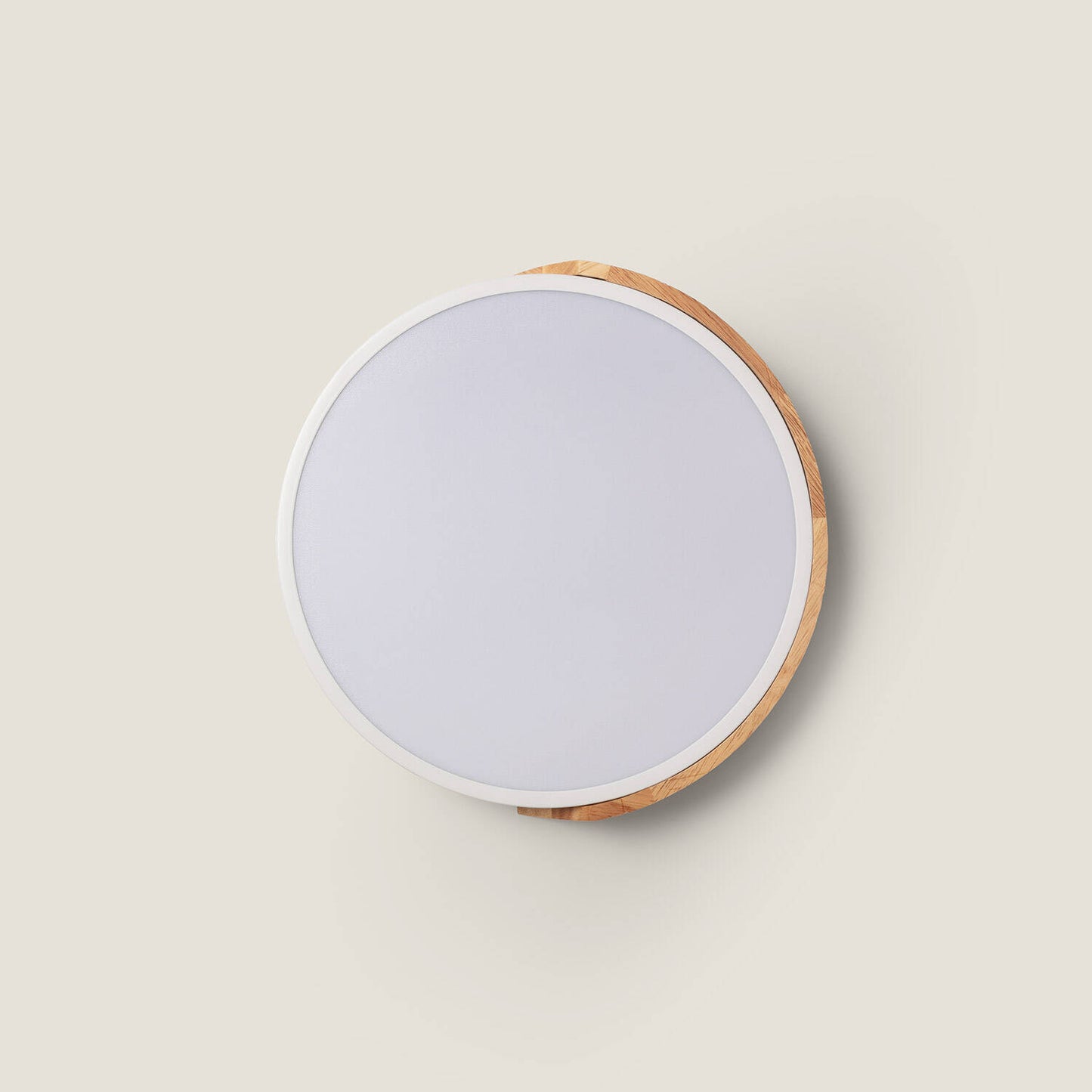 Plafón LED 18W Circular Madera y Aluminio Ø320 mm CCT Seleccionable Semi-Dari