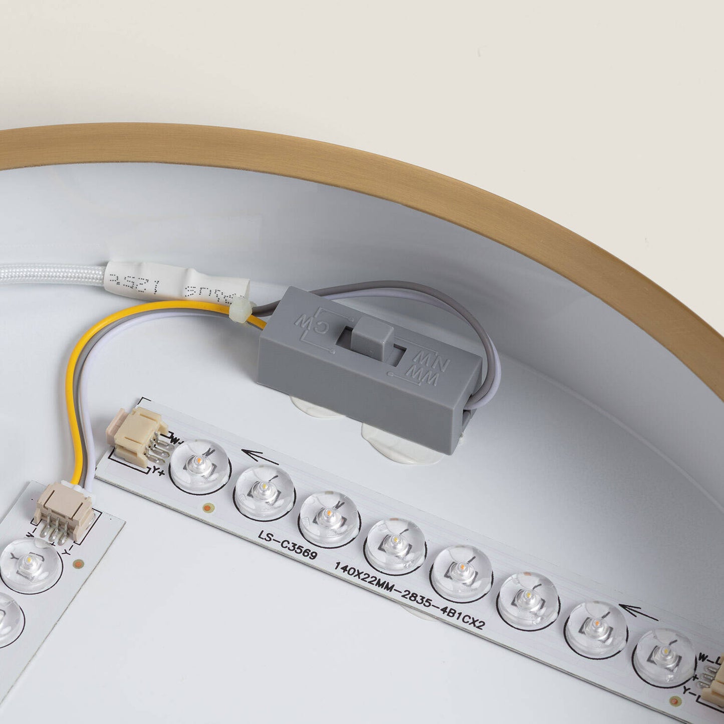 Plafón LED 18W Circular Metal Ø300 mm CCT Seleccionable Haydn