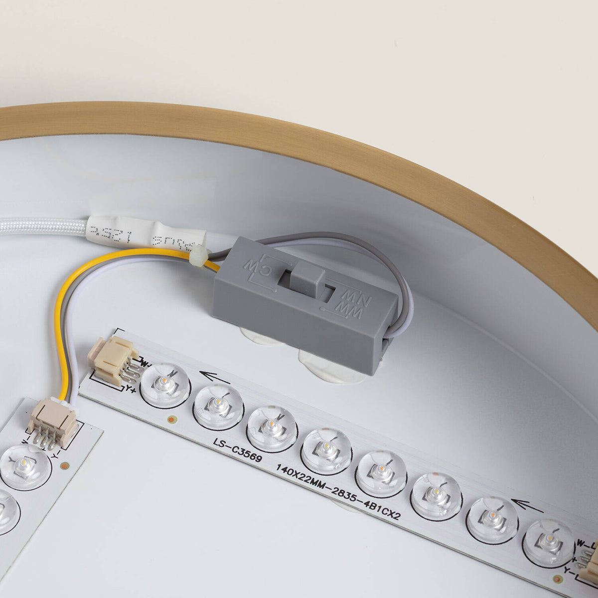 Plafón LED 18W Circular Metal Ø300 mm CCT Seleccionable Haydn