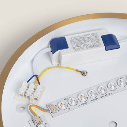 Plafón LED 18W Circular Metal Ø300 mm CCT Seleccionable Haydn