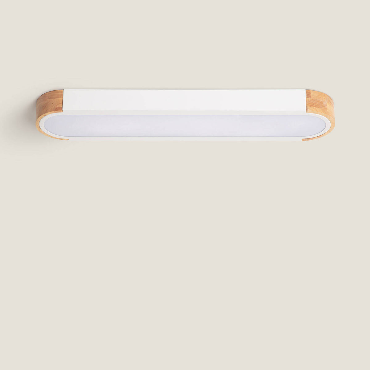 Plafón LED 18W Madera y Aluminio 140x650 mm CCT Seleccionable Dari Lang