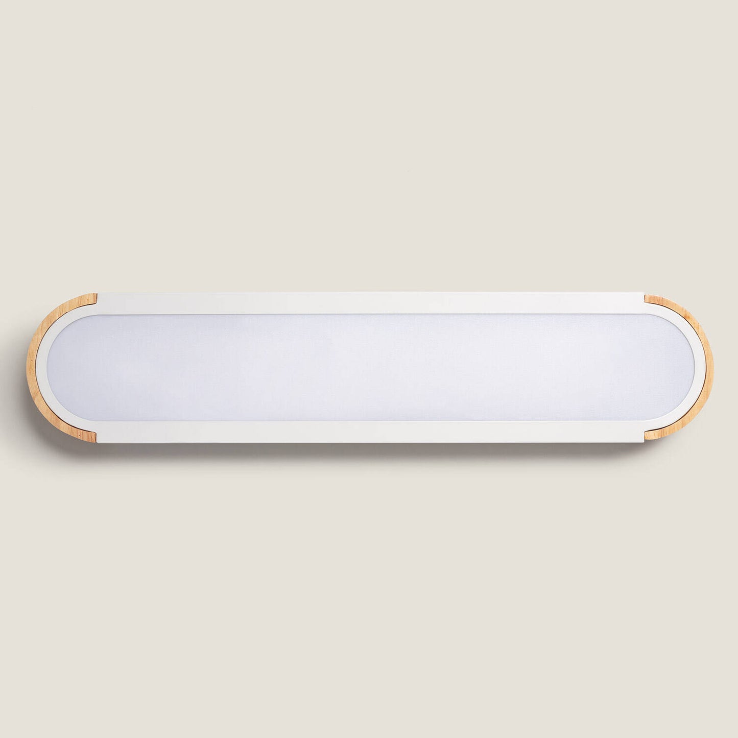 Plafón LED 18W Madera y Aluminio 140x650 mm CCT Seleccionable Dari Lang