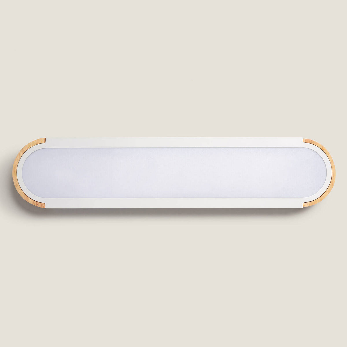 Plafón LED 18W Madera y Aluminio 140x650 mm CCT Seleccionable Dari Lang
