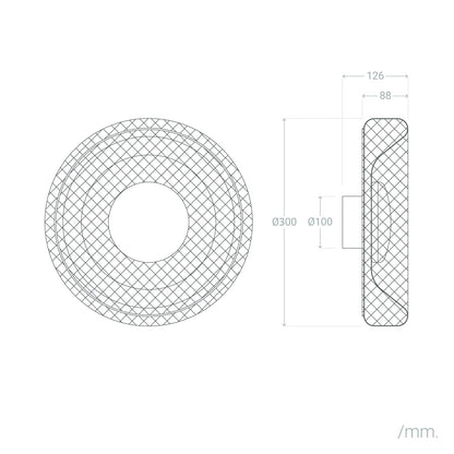 Plafón LED 18W Metal CCT Seleccionable Zeiryn