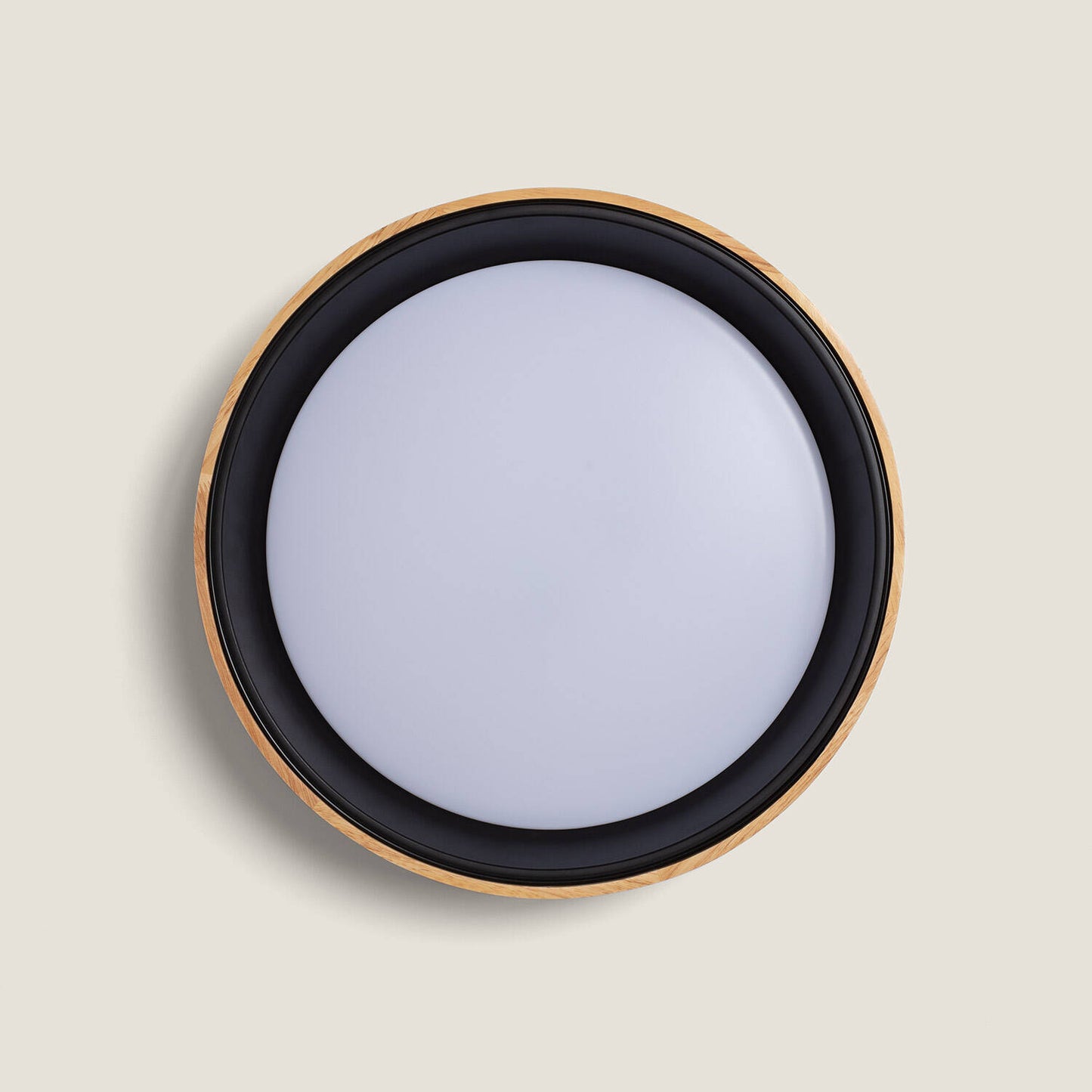 Plafón LED 20W Circular Madera y Aluminio Ø470 mm CCT Seleccionable Dari