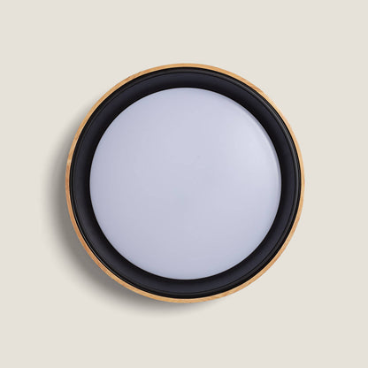 Plafón LED 20W Circular Madera y Aluminio Ø470 mm CCT Seleccionable Dari
