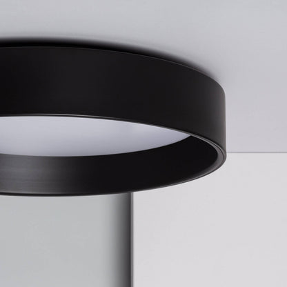 Plafón LED 20W Circular Metal Ø450 mm Negro Design