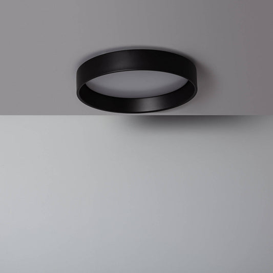 Plafón LED 20W Circular Metal Ø450 mm Negro Design