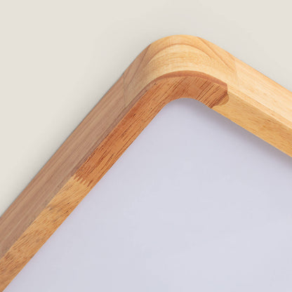 Plafón LED 20W Cuadrado Madera 400x400 mm CCT Seleccionable Kayu