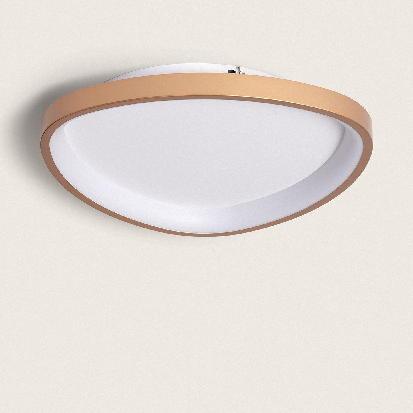 Plafón LED 20W Ovalado Aluminio Ø420 mm CCT Seleccionable Owen