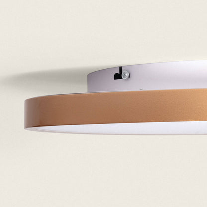 Plafón LED 20W Ovalado Aluminio Ø420 mm CCT Seleccionable Owen