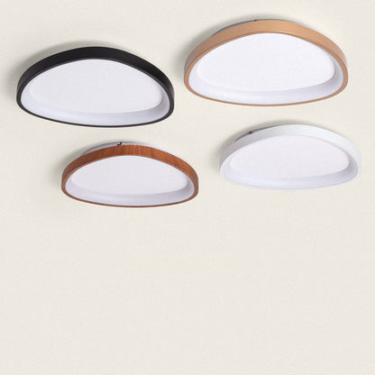 Plafón LED 20W Ovalado Aluminio Ø420 mm CCT Seleccionable Owen