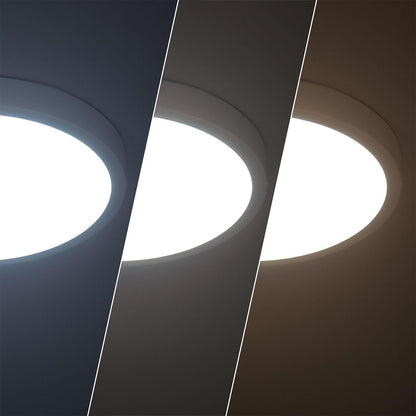 Plafón LED 24W Circular Aluminio Ø280 mm Slim CCT Seleccionable Galán SwitchDimm