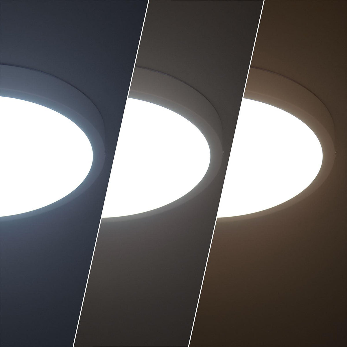 Plafón LED 24W Circular Aluminio Ø280 mm Slim CCT Seleccionable Galán SwitchDimm