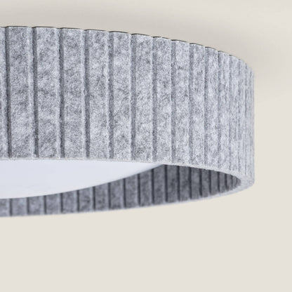 Plafón LED Acústico 24W Circular Fieltro Ø500 mm CCT Seleccionable Kaptyn