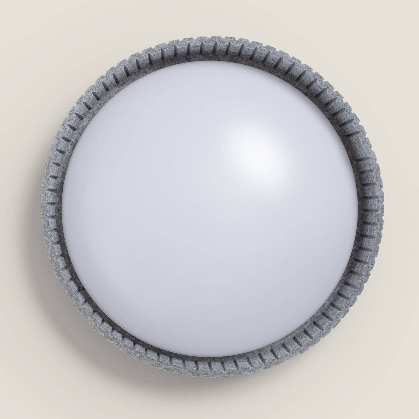Plafón LED Acústico 24W Circular Fieltro Ø500 mm CCT Seleccionable Kaptyn