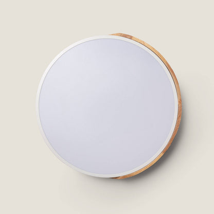 Plafón LED 24W Circular Madera y Aluminio Ø418 mm CCT Seleccionable Semi-Dari