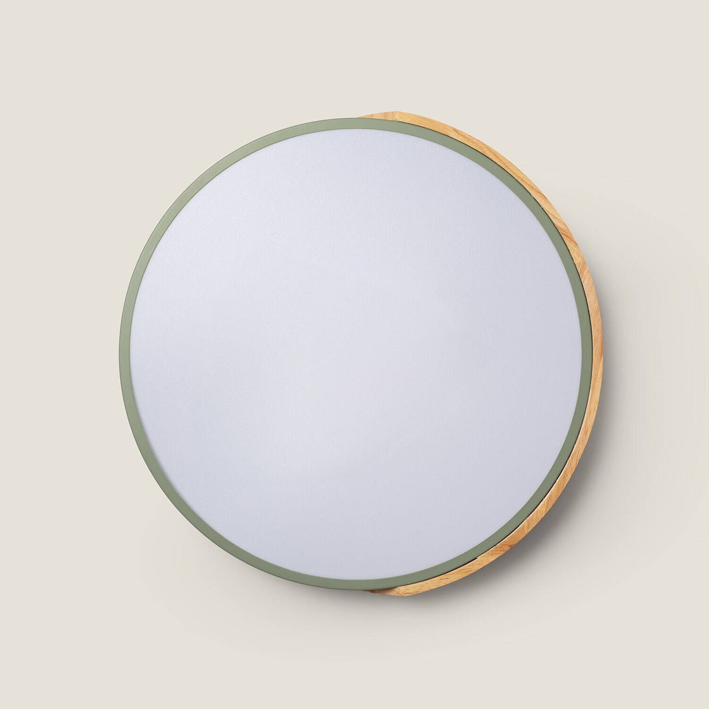 Plafón LED 24W Circular Madera y Aluminio Ø418 mm CCT Seleccionable Semi-Dari