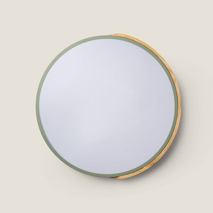 Plafón LED 24W Circular Madera y Aluminio Ø418 mm CCT Seleccionable Semi-Dari