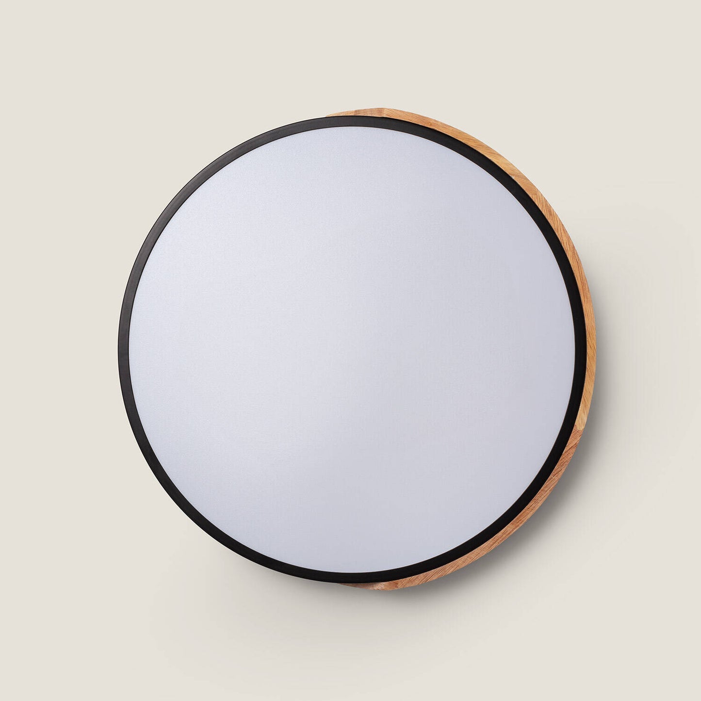 Plafón LED 24W Circular Madera y Aluminio Ø418 mm CCT Seleccionable Semi-Dari