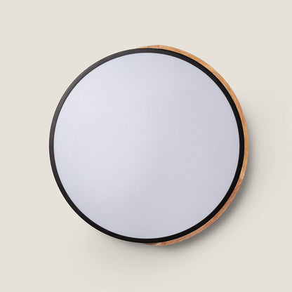 Plafón LED 24W Circular Madera y Aluminio Ø418 mm CCT Seleccionable Semi-Dari