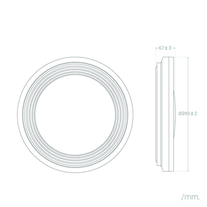 Plafón LED 24W Circular Metal Desse